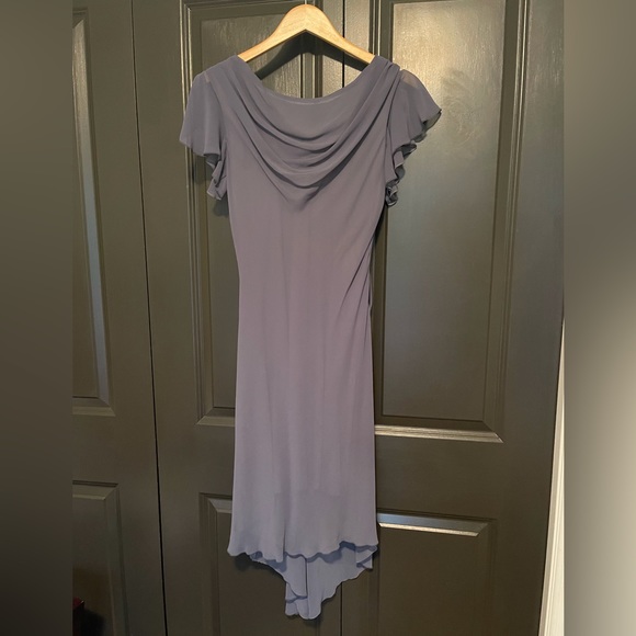 Beautiful grey chiffon part dress. Classy and elegant. - Picture 1 of 6